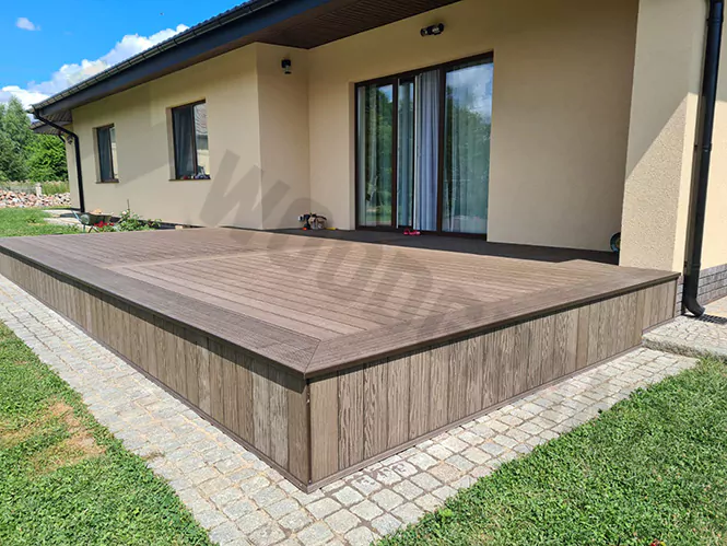 Открытая терраса к дому